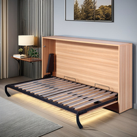 Lit pliant pour chambre d'enfant avec cadre métallique, gain de place, assemblage facile, taille et couleur personnalisables