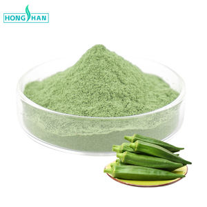 オーガニックオクラエキスオクラ粉末フリーズドライオクラ粉末食品グレード100% - Product Image 1