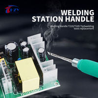 Poignée de station de soudage compatible HZY T210/T245 pour réparation de carte mère, résistante aux hautes températures
