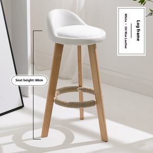 <span class=keywords><strong>Chaise</strong></span> haute <span class=keywords><strong>de</strong></span> tabouret <span class=keywords><strong>de</strong></span> <span class=keywords><strong>bar</strong></span> en bois solide <span class=keywords><strong>de</strong></span> mode <span class=keywords><strong>de</strong></span> style européen pour l'usage d'hôtel <span class=keywords><strong>de</strong></span> restaurant <span class=keywords><strong>de</strong></span> barre <span class=keywords><strong>de</strong></span> compteur <span class=keywords><strong>de</strong></span> ménage - Product Image 5