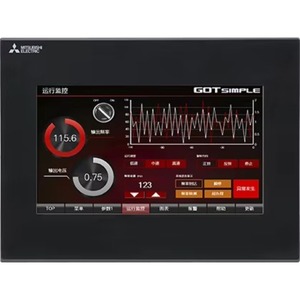 แผงควบคุม GOT SIMPLE Series HMI รุ่น GS2107 GS2110 WTBD-N หน้าจอสัมผัสขนาด 7 นิ้ว 10 นิ้ว ใช้พลังงาน DC24V พร้อมอินเทอร์เฟซ RS485 RS232 สำหรับอุตสาหกรรม - Product Image 2