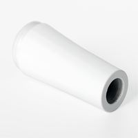 Manchon conique en plastique blanc personnalisé PA66 POM en acier inoxydable, usiné CNC, épaisseur 0,005 mm, pour boîtier scellé et connexion d'équipement médical