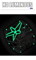Montre mécanique automatique pour homme, design unique, nouveau modèle, diamant brillant, zircon, boîtier lumineux, résistant à l'eau, tourbillon ajouré