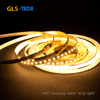 Bande LED à effet de poursuite SMD2835 24V 120 LED/m, lumière pixel adressable SM16703 8mm pour décoration intérieure