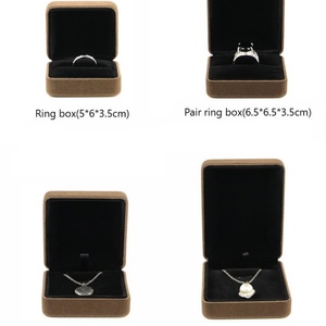 Premium Velvet Jewelry Boxes Set Rectangle Shape for Rings Pendants <b>Bracelets</b> & Chains - Product Image 4