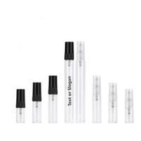 Botol parfum kaca bulat, botol semprot Mini perjalanan, botol parfum kaca bulat 2ml 3ml 5ml 10ml