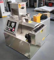 Machine d'extrusion à vis simple en acier inoxydable Ligne de production de nourriture en collation soufflée de maïs de riz de maïs