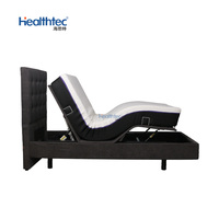 Cadre de lit électrique réglable King Size, inclinable, avec massage zéro gravité, pliable, moderne, pour usage hôtelier, construction en acier inoxydable
