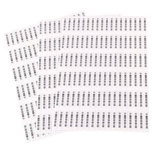 Étiquettes autocollantes en papier pour <span class=keywords><strong>Nintendo</strong></span> 3DS LL XL, étiquettes imprimables, <span class=keywords><strong>code</strong></span>-barres, étiquette <span class=keywords><strong>de</strong></span> sécurité - Product Image 1