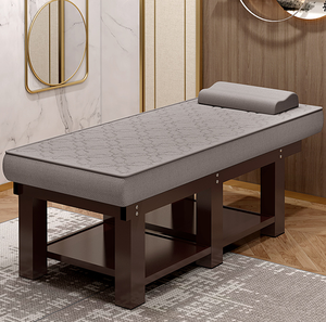 Table de massage moderne en métal avec matelas en latex, lit de soin pour le visage, canapé de thérapie pour salon et hôtel - Product Image 2