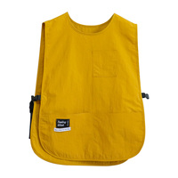 Tablier de cuisine unisexe style gilet pour essentiels de cuisson, tablier de charpentier, salopette de travail ultralégère pour chef et serveur