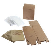 Sachets d'emballage de café individuels en fibre de maïs non tissée avec poignée, sachets de café à filtre, sachets filtres à café