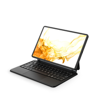 Clavier tactile sans fil USB-C fin et léger Wisoneng pour iPad 11 avec support réglable et stable