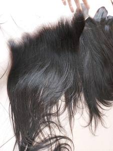 Extensiones de cabello virgen recto vietnamita de alta calidad 13*5 súper fino para Frontal de encaje para exportación de estándares vietnamitas suizos - Product Image 4