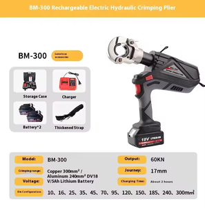 BM-300 6t Pin Powered thủy lực Cáp Điện Uốn Tóc bồng công cụ - Product Image 5