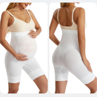 FF4434 cómoda cintura alta embarazo maternidad ropa interior debajo del vestido Boyshorts soporte suave bragas de maternidad