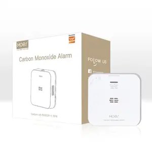 Tuya ZigBee thông minh LED chỉ số nhà Detector gas rò rỉ cảnh báo cháy Carbon Monoxide báo động