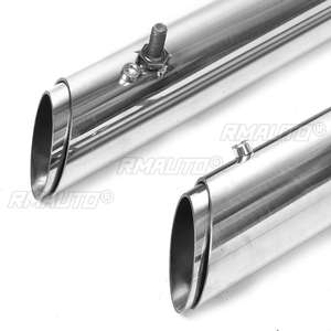 Tuyau d'échappement de moto avec silencieux amovible, système d'échappement complet pour Yamaha V Star XVS1100 1999-2009 Dragstar - Product Image 6