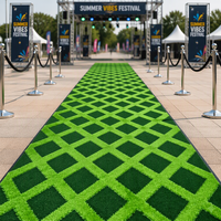 Gazon artificiel personnalisé à motif 3D, tapis de pelouse imprimé en forme de cœur, doux et haute densité, pour mariage, jardin et aménagement paysager