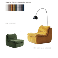 Sofá Cama Convertible Moderno con Compresión al Vacío, Sillón Reclinable para Balcón, Sala de Estar, o Casa Pequeña, Conjunto de Sillas de Descanso