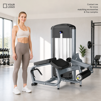 Machines d'entraînement de force à usage commercial JOYFIT : Appareil de flexion des jambes à plat avec sélection de charge par broche