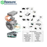 Kit de conversion de moteur AC pour système EV 350V 400V, adapté aux SUV 4x4, Sprinter, camion léger, moteur électrique PMSM 55 kW 81 kW
