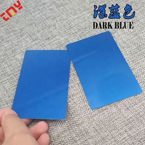 ขายร้อนMulticolor 0.2/0.3/0.42/0.8 มม.<span class=keywords><strong>ค</strong></span>วามหนาเลเซอร์ทําเครื่องหมายอะโนไดซ์อลูมิเนียมนามบัตรช่องว่างสําหรับเลเซอร์แกะสลัก - Product Image 5