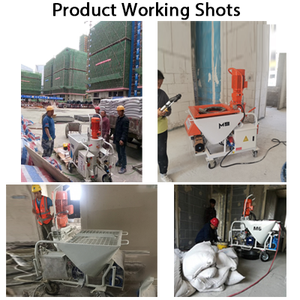 Mesin penyemprot Mortar otomatis M9 kualitas tinggi bubuk gipsum multifungsi dan mesin semen untuk penyemprot plester - Product Image 3
