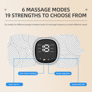 Pengontrol jarak jauh nirkabel cerdas, pemijat Unit TENS elektrik denyut frekuensi rendah untuk terapi fisik dan pijat leher tubuh - Product Image 4