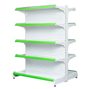 Estante <span class=keywords><strong>de</strong></span> góndola <span class=keywords><strong>de</strong></span> Metal <span class=keywords><strong>de</strong></span> doble cara <span class=keywords><strong>de</strong></span> alta calidad para supermercados, estante <span class=keywords><strong>de</strong></span> exhibición <span class=keywords><strong>de</strong></span> tienda ligera, precio <span class=keywords><strong>de</strong></span> fábrica - Product Image 2