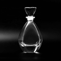 BM gros arabe luxe classique clair 150ml échantillon d'huile rechargeable décoratif Attar affichage verre parfum huile décanteur