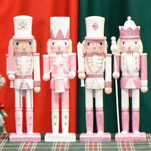 Casse-noisettes décorations de Noël 30 cm 12 pouces Casse-noisettes traditionnels en bois Soldats Ornements pour arbre de Noël Maison Noël - Product Image 1