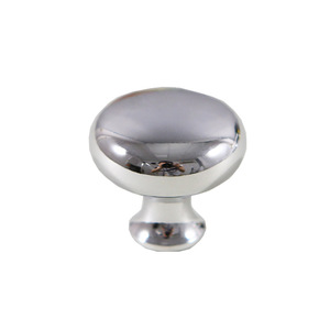 Hao Tong Wu Jin Brass Cabinet <b>Knob</b> Half Dumpling Shape <b>Silver</b> Minimalist Modern Furniture Handle Round Durable Modular - Product Image 5