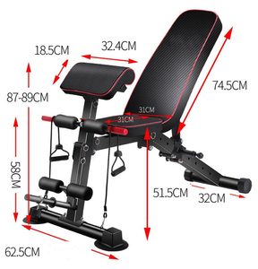 King Sports Adjustable Step Multifunction Home Leverage <strong>Folding</strong> <strong>Exercise</strong> Chest Weight Bench - Product Image 6