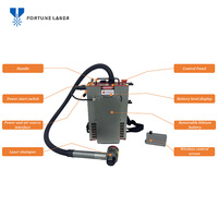 Machine de nettoyage laser pour métal 100W 200W 300W, machine de nettoyage laser pulsé, valise portable, nettoyeur laser pour peinture automobile