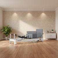 Reformer Pilates en alliage d'aluminium, lit pliable, portable, écologique, équipement de gym à domicile pour studio de Pilates et bien-être corporel