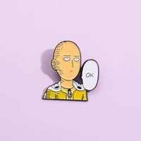 En gros Broche tendance en alliage motif personnage de dessin animé effet goutte d'huile, épinglette en métal pour vêtements et sacs, pour Noël, Halloween, thème féerique