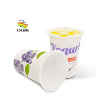 Prix des contenants IML en plastique PP pour yaourt de 130 ml, fabricant, inviolables