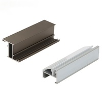 Profils en aluminium de haute qualité de la série 6000, à grain de bois, pour fenêtres à cadre coulissant, personnalisés, en alliage, pour soudage, découpe et pliage