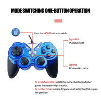 Control de Juego Móvil de Supervivencia para Juegos, de Plástico ABS, Negro y Blanco, con Joystick USB para PC