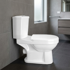 Chinese Manufacturer Bathroom Ceramic Complete WC Two Piece Toilet <b>Set</b> Sanitary Ware <b>Cheap</b> Prices - Product Image 3