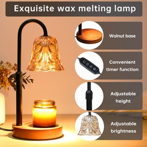 Lampe à Cire Fondante Parfumée, Lampe de Bureau Cadeau, Sans Fumée, à Température Réglable, Lampe à Cire Fondante Américaine pour Aromathérapie - Product Image 1