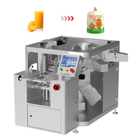GDS200B-06 Multifunktionale 6-Stationen Automatische Getränke-Flüssigkeitspumpe für Vorgefertigte Ausgießbeutel zum Befüllen, Verschließen und Versiegeln
