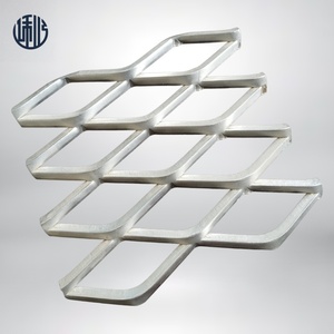 Grillage métallique expansé en aluminium galvanisé et acier inoxydable perforé, pour écran de sécurité décoratif, protection de gouttière et passerelle - Product Image 1