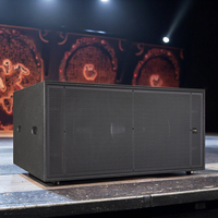 Dante Active Dual 12 pouces Ultra-Low Frequency Line Array Speaker Passivement utilisé pour Pro Audio Concert Outdoor Comprend un logiciel