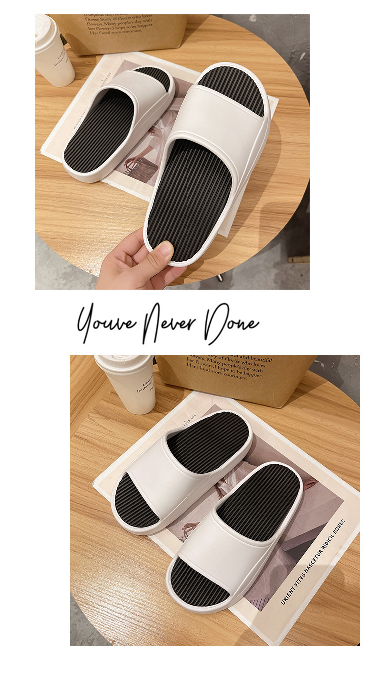Women Mens Slides Slippers Summer Outdoor Platform Slippers Indoor Bath Flat Shoes