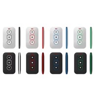 Control remoto Universal ABS de 433 MHz 3 para automatización del hogar, garajes, puertas, motores, operación de puerta, alimentación electrónica inalámbrica
