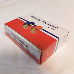 140g/SET 2V Brass Plated Iron Steel and Plastic Protector Cover <strong>Quick</strong> Connect Wire <strong>Terminal</strong> Car <strong>Battery</strong> <strong>Terminal</strong> - Product Image 6