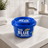 Pâte nettoyante bleue, détachant solide, nettoyant multi-surfaces végétalien pour la cuisine et la salle de bain