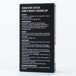 แท่งปิดผมขาวแบบชั่วคราว สีเทา สีดำ สีเทาเข้ม สำหรับขายส่ง - Product Image 4